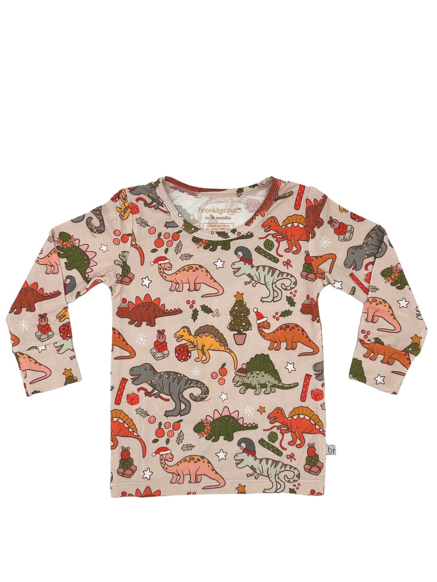 Two Piece Pajama Set Rex the Halls