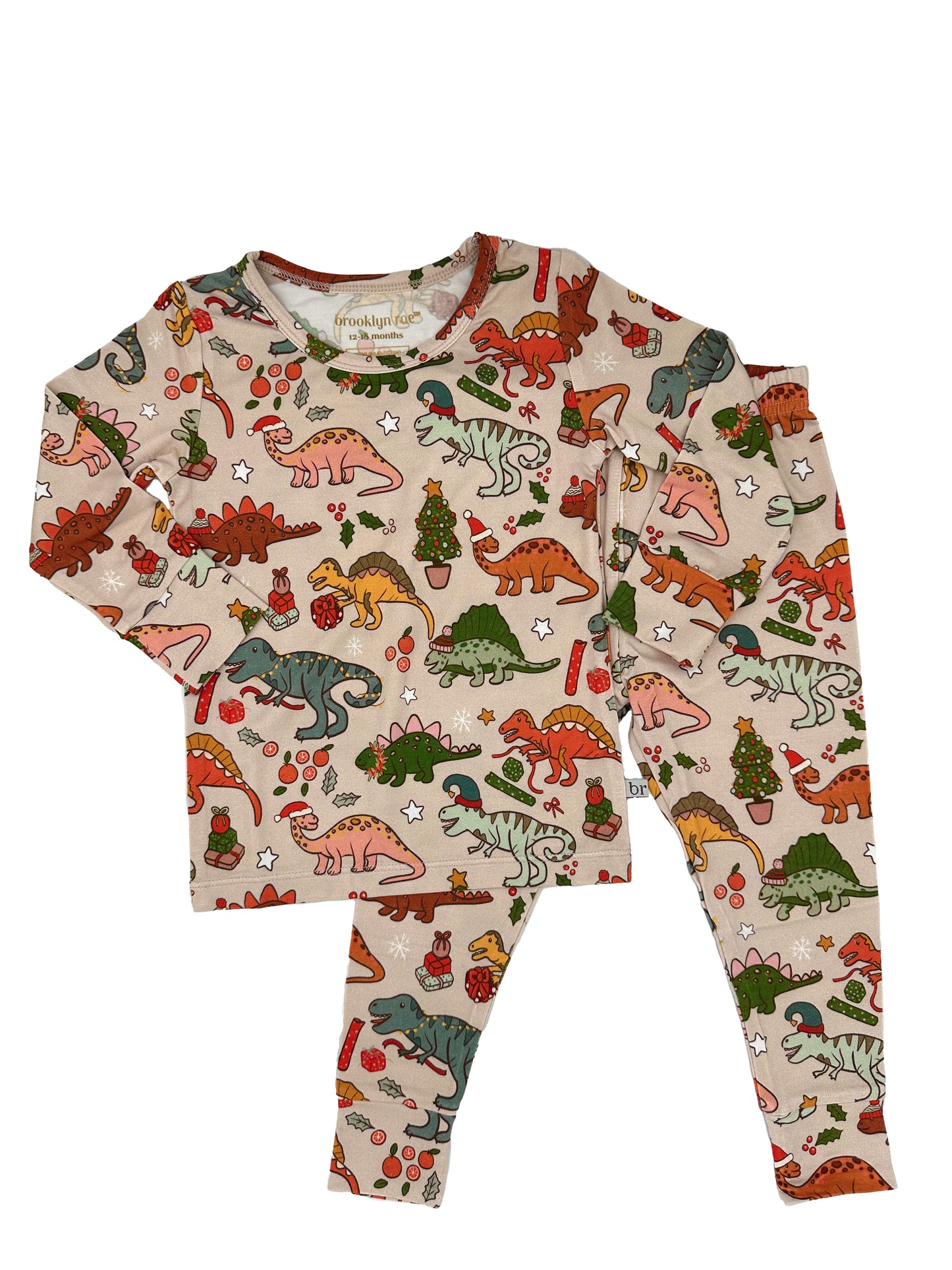 Two Piece Pajama Set Rex the Halls