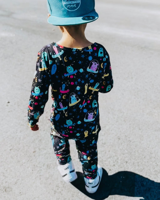 Two Piece Pajama Set in Out of this World