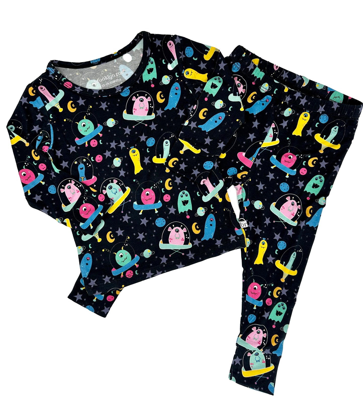 Two Piece Pajama Set in Out of this World