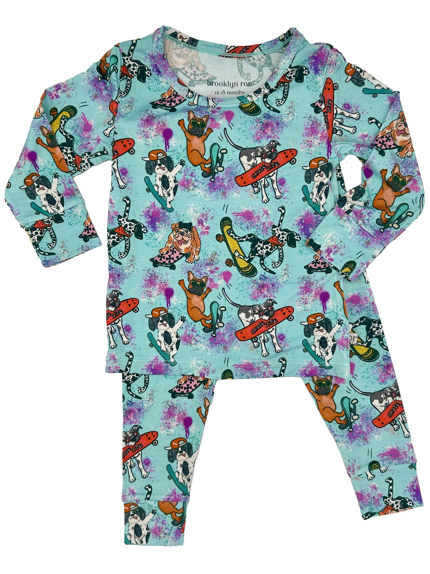 Two Piece Pajama Set Ruff Riders