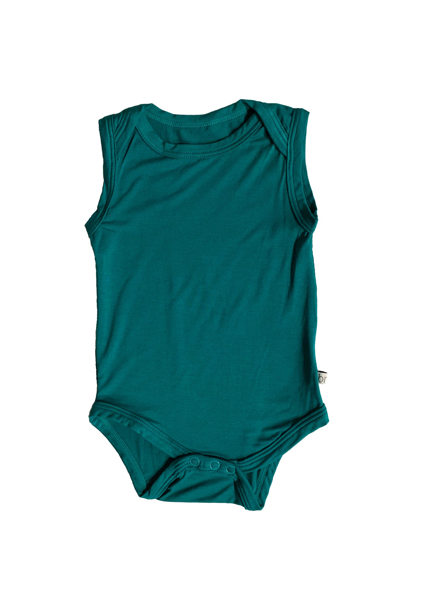 Sleeveless Bamboo Bodysuit in Grotto